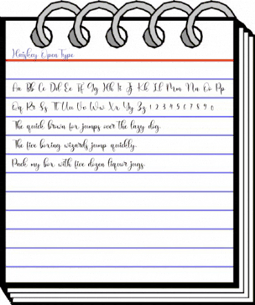 Haiskey Regular animated font preview Haiskey Regular animated font preview