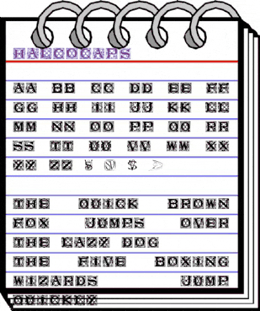 HalcoCaps Regular animated font preview HalcoCaps Regular animated font preview