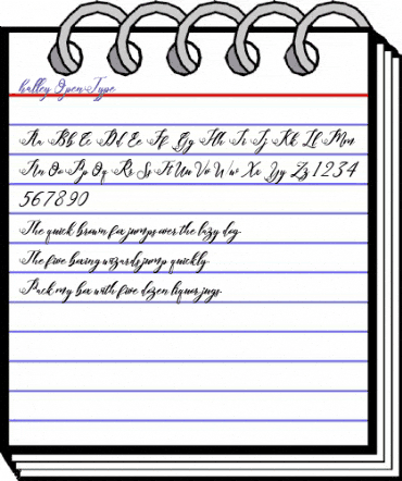 halley Regular animated font preview