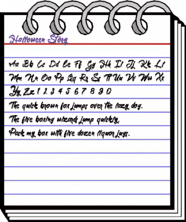 Halloween Story Regular animated font preview Halloween Story Regular animated font preview