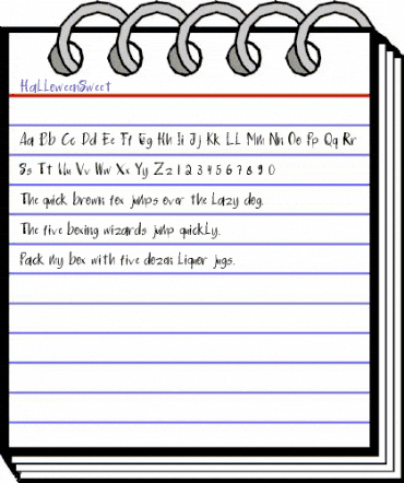 Halloween Sweet Regular animated font preview Halloween Sweet Regular animated font preview