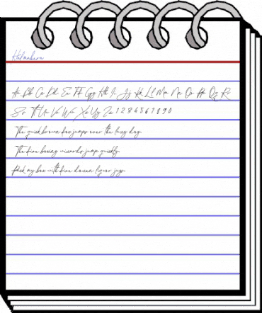 Halmahera Regular animated font preview Halmahera Regular animated font preview