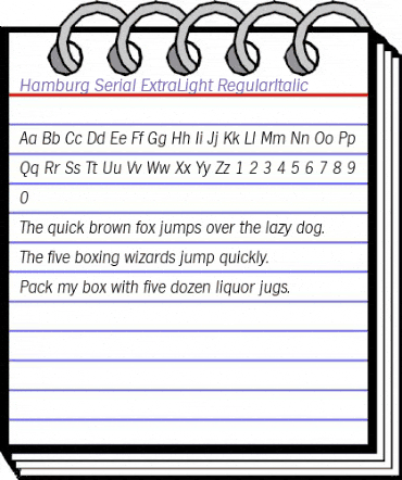 Hamburg-Serial-ExtraLight RegularItalic animated font preview Hamburg-Serial-ExtraLight RegularItalic animated font preview