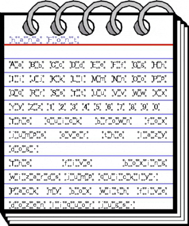 hana Font Regular animated font preview