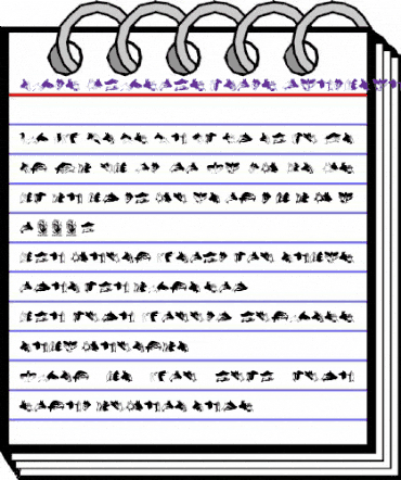 Hand Shadows Icons Regular animated font preview