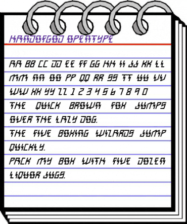 Hand of God Regular animated font preview Hand of God Regular animated font preview