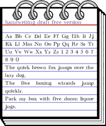 handwriting-draft_free-version Regular animated font preview handwriting-draft_free-version Regular animated font preview