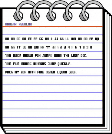 Hangar Regular animated font preview Hangar Regular animated font preview