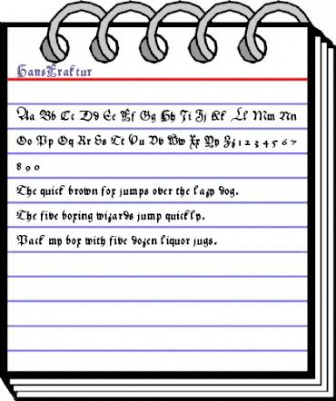 HansFraktur Regular animated font preview HansFraktur Regular animated font preview