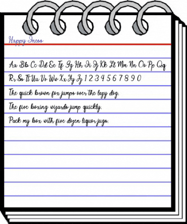 Happy Iness Normal animated font preview Happy Iness Normal animated font preview