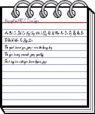 HappyFun FREE Regular animated font preview HappyFun FREE Regular animated font preview