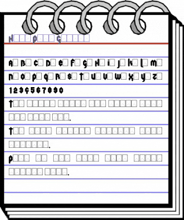 Hard Punk Gothik Regular animated font preview