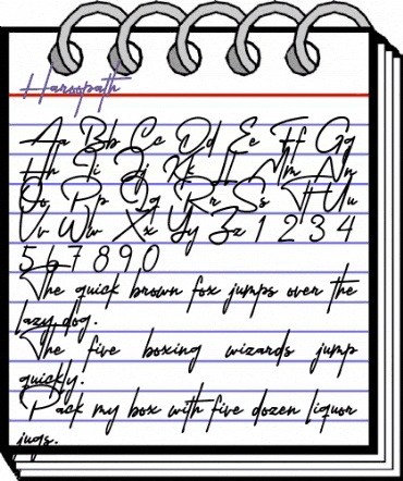 Haroopath Regular animated font preview Haroopath Regular animated font preview