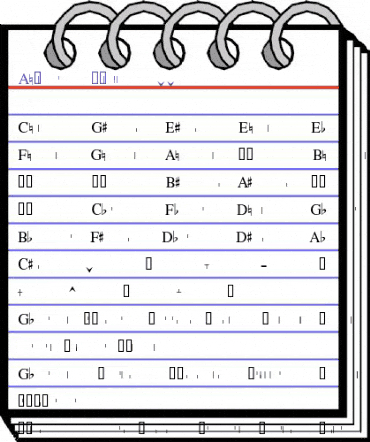 Harp Pedals 1.1 Regular animated font preview Harp Pedals 1.1 Regular animated font preview