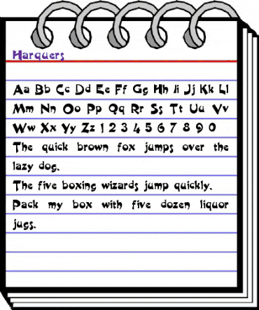 Harquers Regular animated font preview Harquers Regular animated font preview