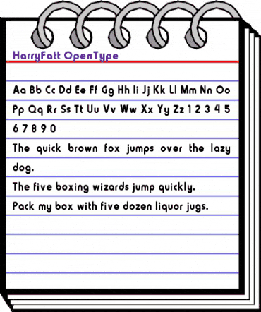 Harry Fatt animated font preview
