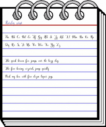 Harsley script animated font preview Harsley script animated font preview