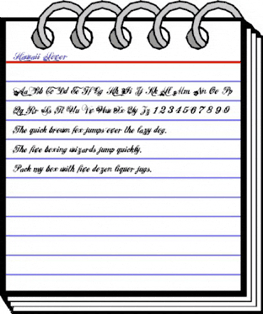 Hawaii Lover Regular animated font preview Hawaii Lover Regular animated font preview