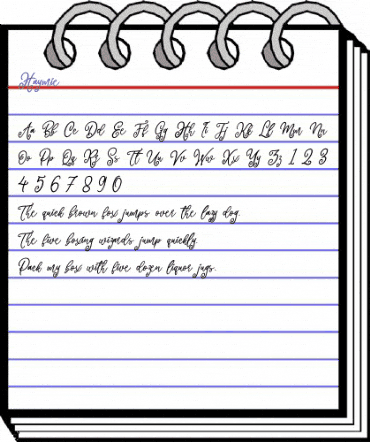 Haymie Regular animated font preview Haymie Regular animated font preview