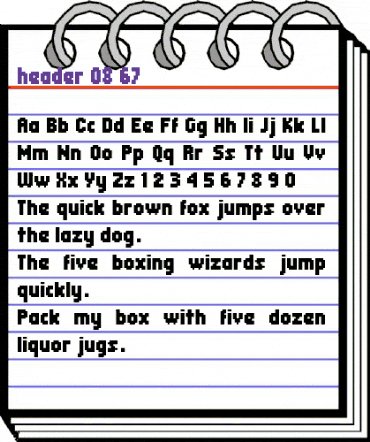 header 08_67 Regular animated font preview header 08_67 Regular animated font preview