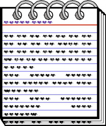 Heart Font Heart Font animated font preview Heart Font Heart Font animated font preview