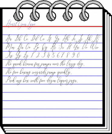 Heart Regular animated font preview Heart Regular animated font preview