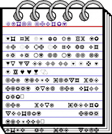 Heart Things Normal animated font preview Heart Things Normal animated font preview