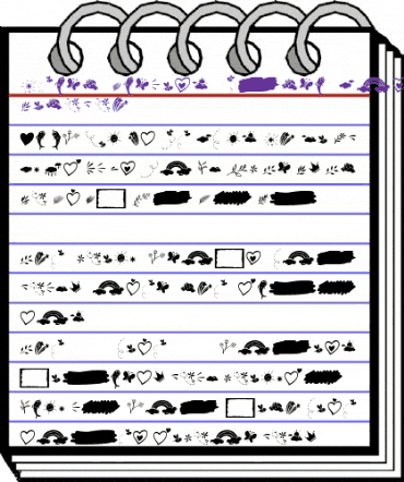 Heart Warming Extra Regular animated font preview