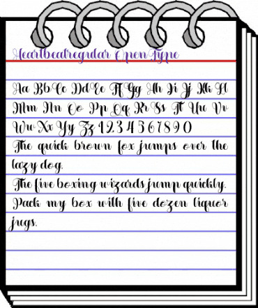 Heartbeat regular Regular animated font preview Heartbeat regular Regular animated font preview