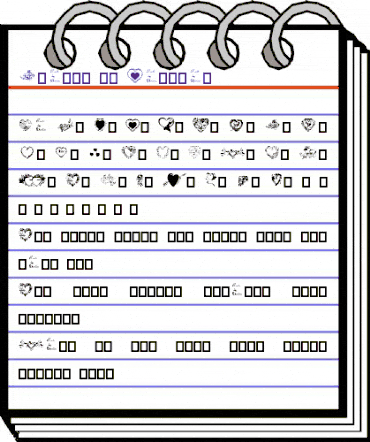 Hearts by Darrian Semi-expanded animated font preview Hearts by Darrian Semi-expanded animated font preview