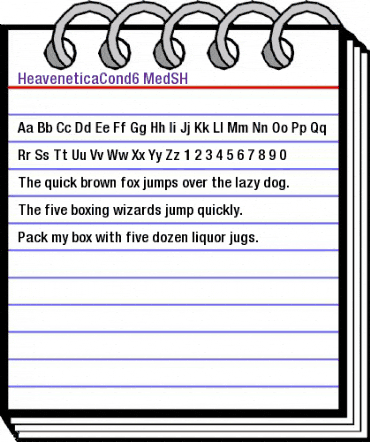 HeaveneticaCond6 MedSH animated font preview HeaveneticaCond6 MedSH animated font preview