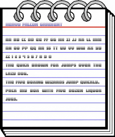Heavy Falcon Gradient Regular animated font preview Heavy Falcon Gradient Regular animated font preview