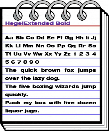 HegelExtended Bold animated font preview HegelExtended Bold animated font preview
