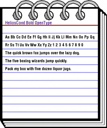 HeliosCond Bold animated font preview HeliosCond Bold animated font preview