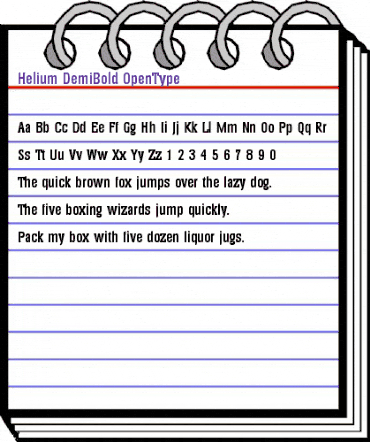 Helium-DemiBold Regular animated font preview Helium-DemiBold Regular animated font preview