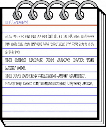 hellafont Regular animated font preview hellafont Regular animated font preview