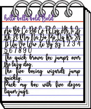 hello bella bold Bold animated font preview hello bella bold Bold animated font preview