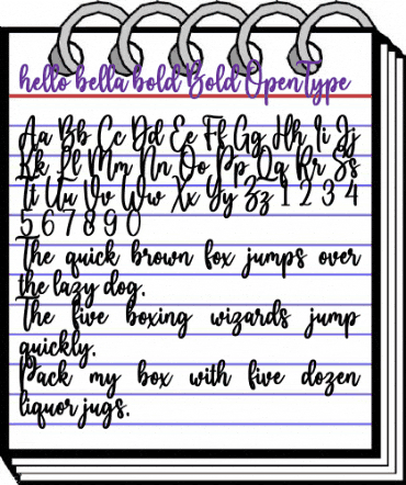 hello bella bold Bold animated font preview hello bella bold Bold animated font preview