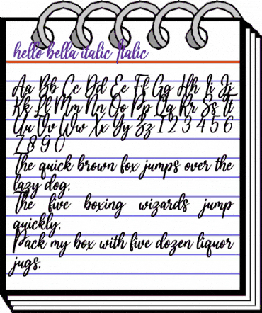 hello bella italic Italic animated font preview hello bella italic Italic animated font preview