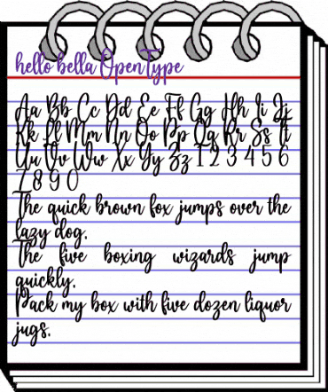 hello bella Regular animated font preview hello bella Regular animated font preview