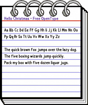 Hello Christmas - Free Regular animated font preview Hello Christmas - Free Regular animated font preview