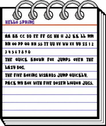 Hello Spring Regular animated font preview Hello Spring Regular animated font preview