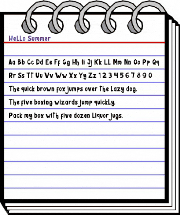 Hello Summer Regular animated font preview Hello Summer Regular animated font preview