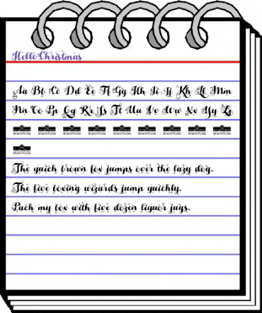 Hello Christmas Regular animated font preview Hello Christmas Regular animated font preview