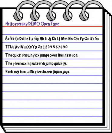 Hellofreeday DEMO Regular animated font preview Hellofreeday DEMO Regular animated font preview