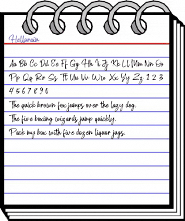 Hellorain Regular animated font preview Hellorain Regular animated font preview