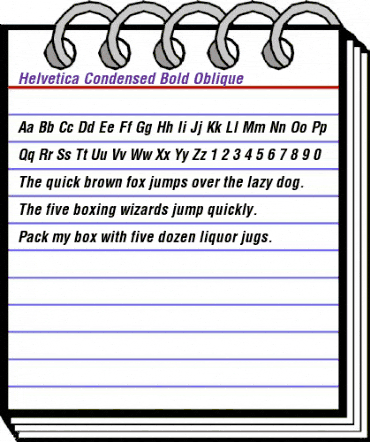 Helvetica-Condensed BoldItalic animated font preview Helvetica-Condensed BoldItalic animated font preview