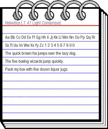 HelveticaNeue LT 47 LightCn Regular animated font preview HelveticaNeue LT 47 LightCn Regular animated font preview