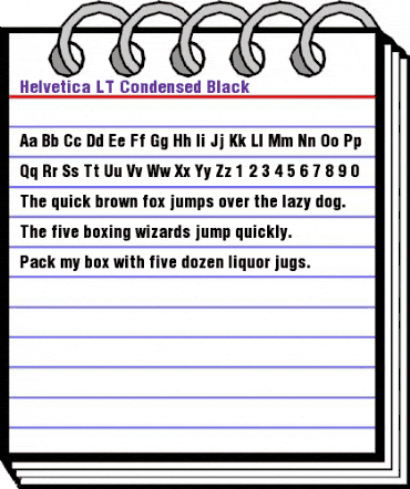 Helvetica LT CondensedBlack Regular animated font preview Helvetica LT CondensedBlack Regular animated font preview