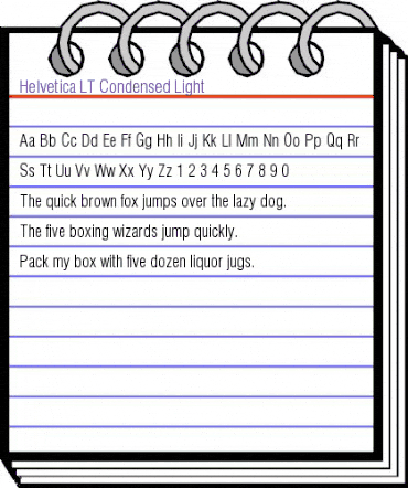 Helvetica LT CondensedLight Regular animated font preview Helvetica LT CondensedLight Regular animated font preview